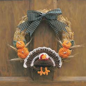 Happy Thanksgiving Turkey Wreath