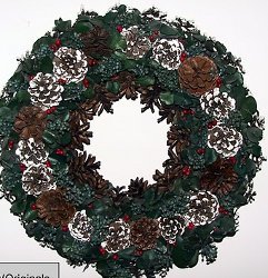 Make a Pine Cone Wreath