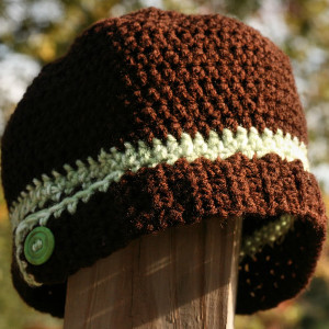 Bottoms Up Crochet Hat