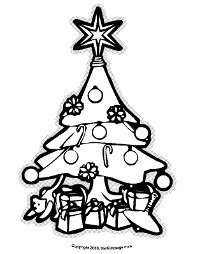 Christmas Tree Coloring Page