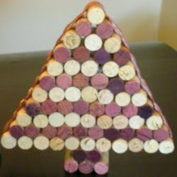 Wine Cork Mini Christmas Tree