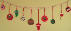 Christmas Ornament Bunting