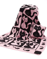 Cat & Mouse Throw & Pillow Cat & Mouse Throw & Pillow