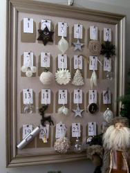 Christmas Ornament Advent Countdown Calendar