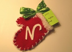 Memory Mitten Ornaments