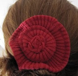 Sweater Hair Clippies