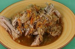 Slow Cooker Pulled Pork With Sauerkraut Recipe