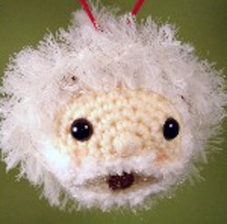 "Santa Baby" Crochet Christmas Ornament "Santa Baby" Crochet Christmas Ornament