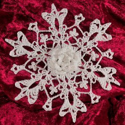 3D Wild Rose Snowflake