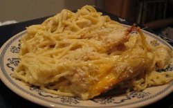 Cheesy Chicken Spaghetti Casserole
