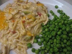 Peppered Chicken And Spaghetti Casserole