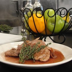 Pork Medallions with Fig and Port Wine Sauce