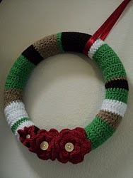 Jennifer's Crochet Christmas Wreath