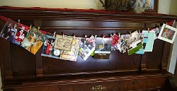 Easy Christmas Card Hanger Tutorial