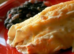 Green Chile Chicken Enchiladas with Black Beans