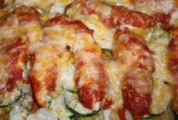 Cheesy Chicken Zucchini Bake | AllFreeCasseroleRecipes.com