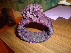 Fabric Scrap Pom Pom Bracelet