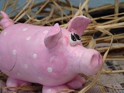 Adorable Clay Pig