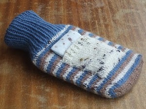 Knit Hot Water Bottle Cover