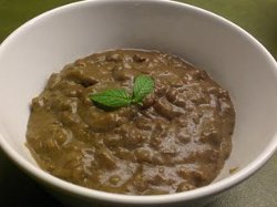 Slow Cooker Chocolate Mint Rice Pudding
