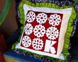 Custom Snopwflake Cushions