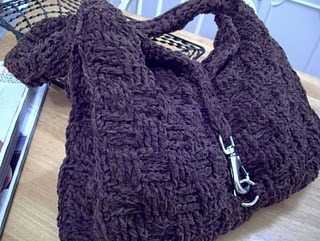 crochet basket bag