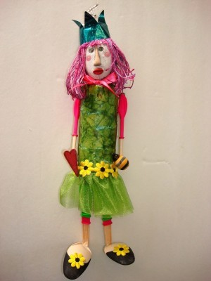 Recycled Glue Muse Doll