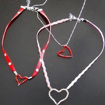 Valentine's Beaded Heart Jewelry