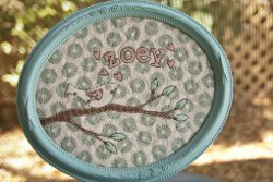 Baby Bird Quilted Wall Art