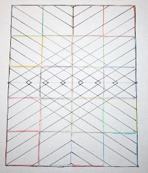 Big Diamond Little Diamond Quilting Design