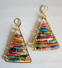 Anthropologie Knockoff Triangle Earrings