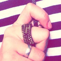 Recycled Zipper Rings