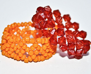 Right Angle Weave Seed Bead Rings