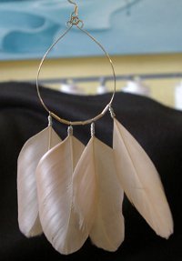 Feather Dangle Earrings