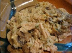 Chicken Marsala Casserole with Orzo