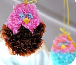 Fluffly Tissue Paper Chicks