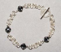 2 in 2 Chain Maille and Bead Bracelet Part 2