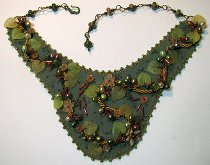 Autumn Vines Bib Necklace