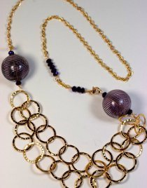 Chain and Bead Chunky Necklace
