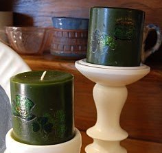 So Simple St. Patty's Candles