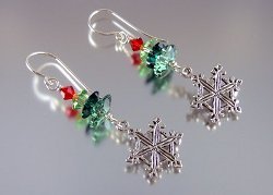 Festive Snowflake Earrings Festive Snowflake Earrings