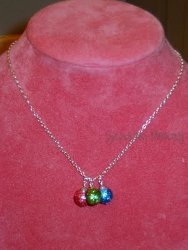 Glittery Ornament Necklace