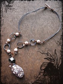 Midnight Lilies Necklace