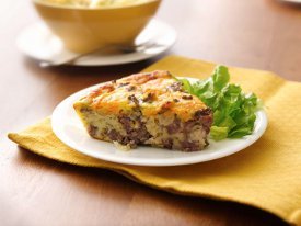 Gluten Free Impossibly Easy Cheeseburger Pie