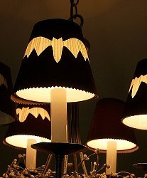 Spooky Bat Lampshade