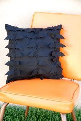 Classy Felt Bat Pillow