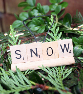 Scrabble Ornaments