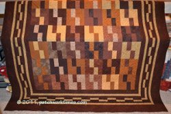 Monochromatic Brown Quilt Monochromatic Brown Quilt