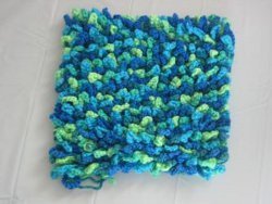 Square Loop Pillow Free Crochet Pattern