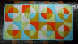 Drunkards Path Decorative Quilt